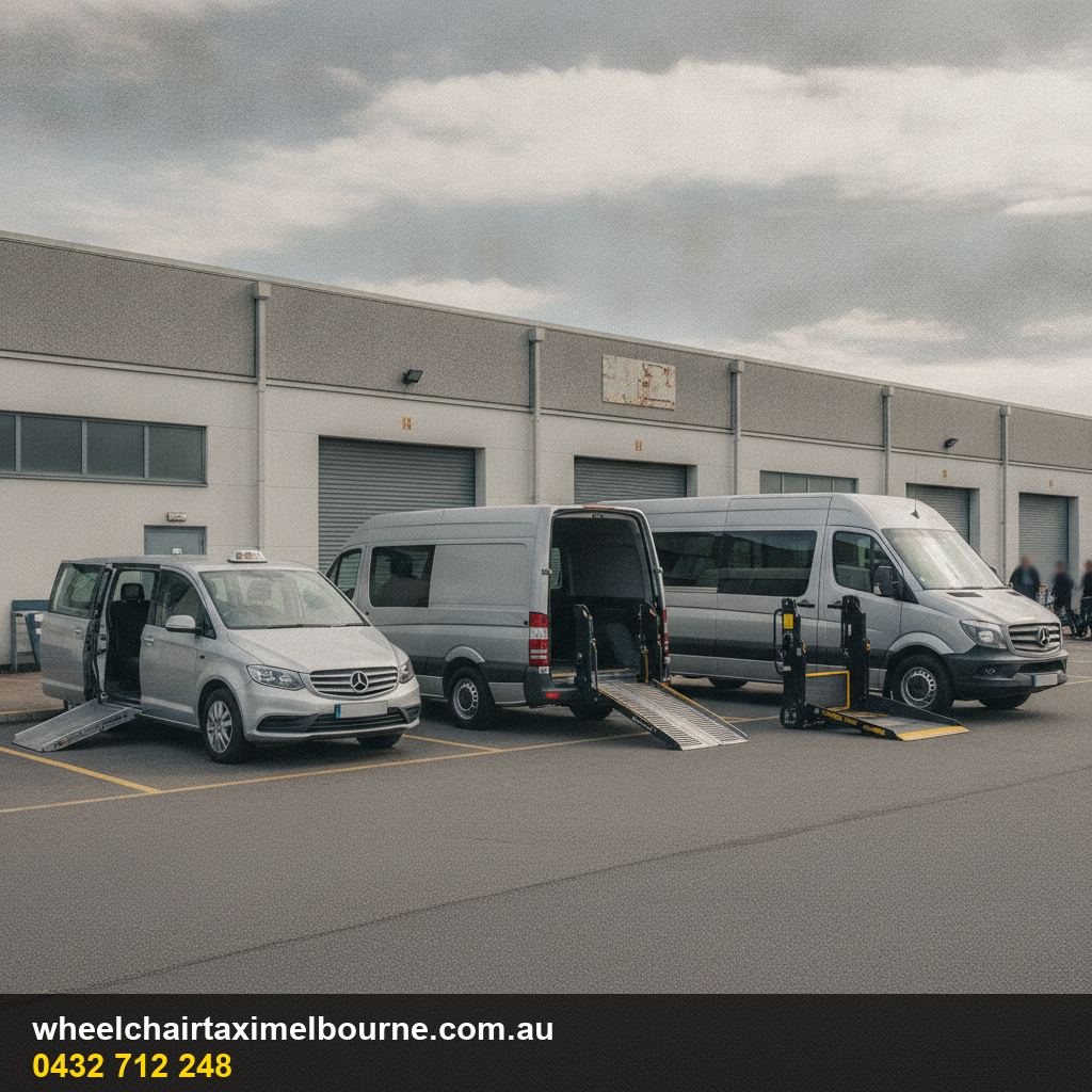 Wheelchair taxi service areas Melbourne - accessible vehicle fleet