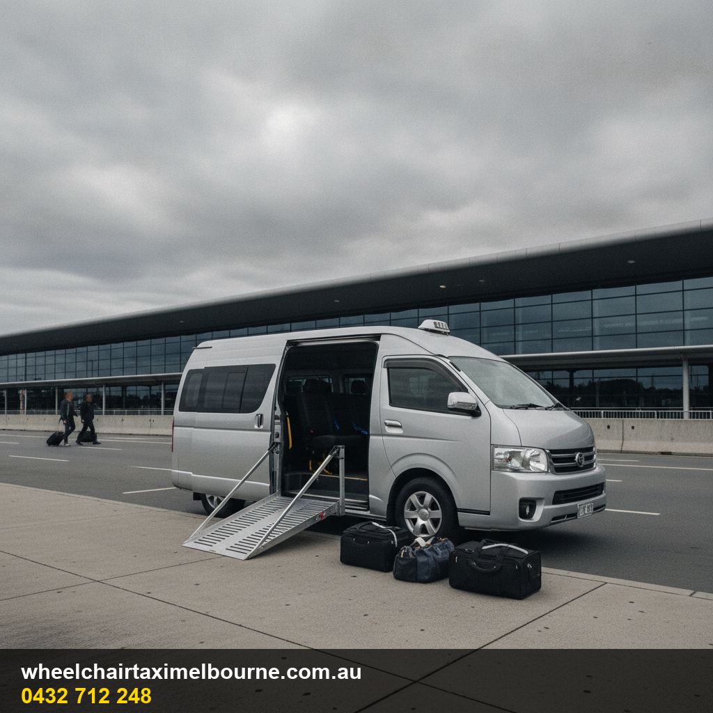 Wheelchair taxi airport melbourne - wheelchair accessible vehicle with ramp