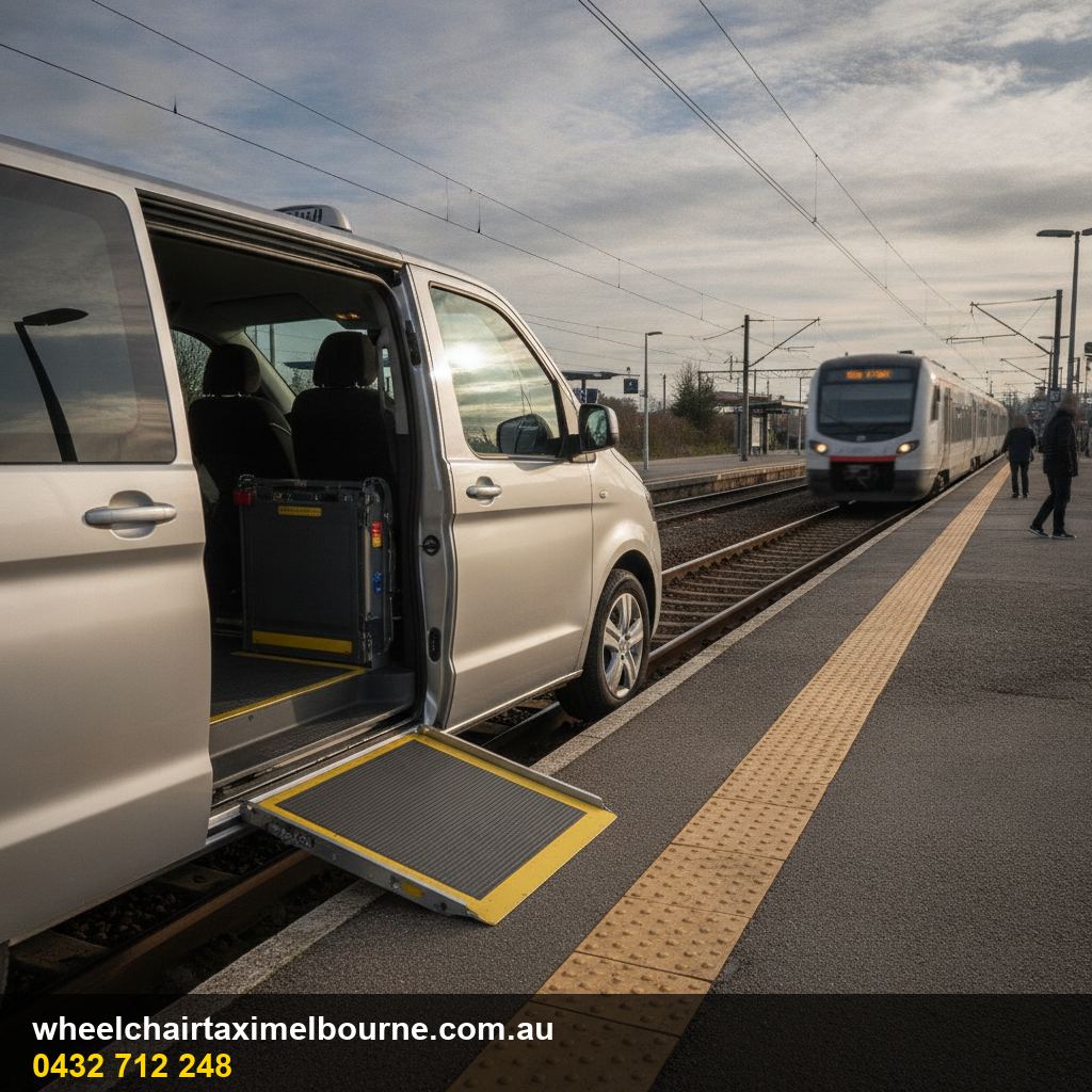 Wheelchair taxi cranbourne - wheelchair accessible vehicle with ramp